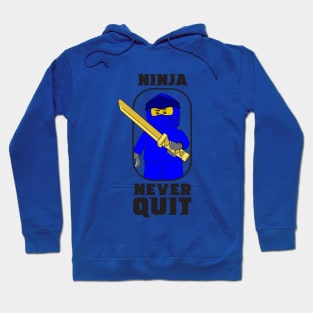 Ninjago Ninja Never Quit Jay Blue Fan-Art Hoodie